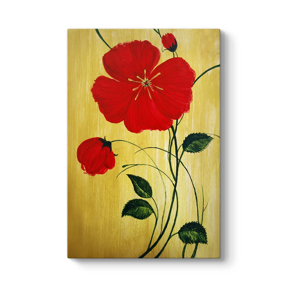 Red Flower Tablosu - Model 2